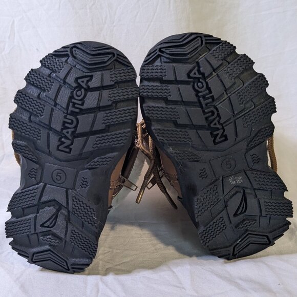 Nautica Brown and Black Kids Snow Boots - Picture 8 of 9
